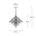 CONSTELATION 77 lampa wisząca GOLD - LED MOOSEE