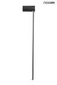OMBRE lampa ścienna 80 czarna MOOSEE