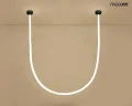  LASSO lampa wisząca800 Smart czarna MOOSEE