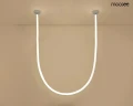 LASSO lampa wisząca 600 Smart czarna  MOOSEE