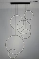  CIRCULO SIX  lampa wisząca czarna MOOSEE