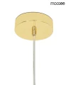  ALURE OVAL lampa wisząca 120 złota/mleczna MOOSEE