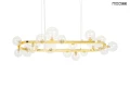 ALURE OVAL lampa wisząca 120 złota MOOSEE 
