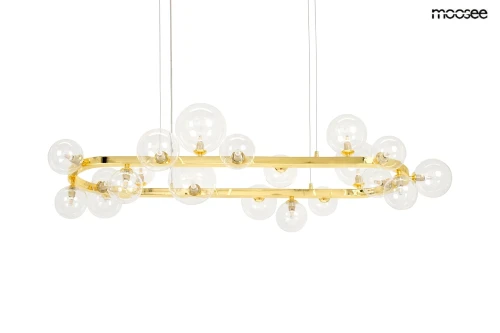  ALURE OVAL lampa wisząca 120 złota MOOSEE 