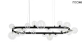 ALURE OVAL lampa wisząca 120 czarna MOOSEE
