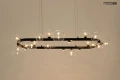 ALURE OVAL lampa wisząca 120 czarna MOOSEE