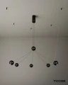 OCTO 5 lampa wisząca czarna MOOSEE