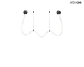  LASSO 400 lampa wisząca Smart czarna MOOSEE