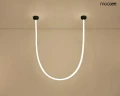  LASSO 400 lampa wisząca Smart czarna MOOSEE