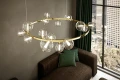 ALURE 85 lampa wisząca złota MOOSEE