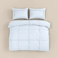 200x200/220 WASHED TUFTED biały  kpl pościeli mikrofibra