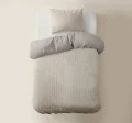 240x220 FLANEL ART beż kpl pościeli