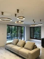 RING 60 lampa wisząca złota MOOSEE