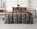 240x200/220 TRENDY KNITS brunatny kpl pościeli mikrofibra