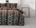 240x200/220 TRENDY KNITS brunatny kpl pościeli mikrofibra
