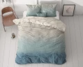 240x200/220 GRADIENT TREND niebieski kpl pościeli mikrofibra