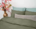 140x220 MUŚLIN zielony mech bawłna kpl pościeli