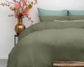 200x220 MUŚLIN zielony mech  bawłna kpl pościeli