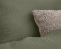 200x220 MUŚLIN zielony mech  bawłna kpl pościeli