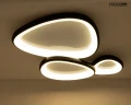 AREA 3 lampa sufitowa / plafon czarna MOOSEE