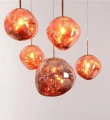 FUSION 30 lampa wisząca  miedziana - akryl MOOSEE