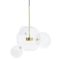  CAPRI 4 lampa wisząca złota - 60 LED MOOSEE