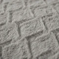 200x200/220 SYON teddy sztuczne futerko szare   kpl pościeli