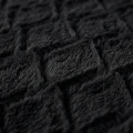240x200/220 SYON teddy sztuczne futerko czarny   kpl pościeli