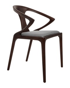 INEZ krzesło orzech / szare