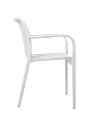 STRIPS krzesło  biało - polipropylen  MODESTO