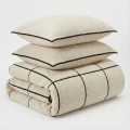 200x200/220 TEDDY TRIM beż   kpl pościeli