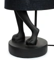 RABBIT lampa stołowa 68 cm czarna KARE