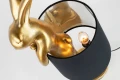 RABBIT lampa stołowa 50 cm złota / czarna KARE