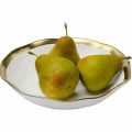  BELL komplet 4 talerzy głębokich 20cm biało-złoty KARE