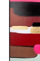 ABSTRACT SHAPES PINK obraz 73x143 cm KARE