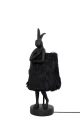 RABBIT FUR lampa stołowa 50 cm czarna / złota KARE