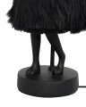 RABBIT FUR lampa stołowa 50 cm czarna / złota KARE