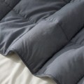 200x220 LAZY kołdra perkalowa antracyt