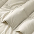 140x220 LAZY kołdra perkalowa beż