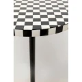 DOMERO CHESS stolik 25 biało-czarny KARE