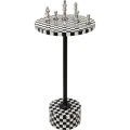 DOMERO CHESS stolik 25 biało-czarny KARE