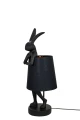 RABBIT lampa stołowa 50 cm czarna / czarna KARE