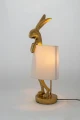 RABBIT lampa stołowa 50 cm złota / biała KARE
