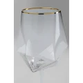  DIAMOND RIM komplet 4 kieliszków do wina 525 ml KARE