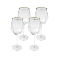  DIAMOND RIM komplet 4 kieliszków do wina 525 ml KARE
