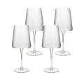 RIFFLE komplet 4 kieliszków do wina 760 ml KARE