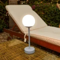 NORAI SLIM lampa stołowa 35 BATTERY rose gold NEW GARDEN
