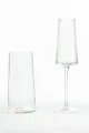 RIFFLE kieliszek do szampana 215 ml transparentny KARE