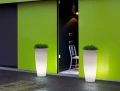 BAMBU donica 90  biała BATTERY NEW GARDEN