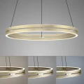 PURE E-LOOP lampa wisząca matowy mosiądz